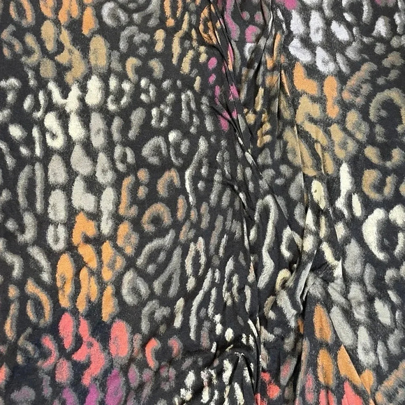 Escada Size 40 Sleeveless Cowl Neck Animal Print Dress | Size 40 - Picture 4 of 7